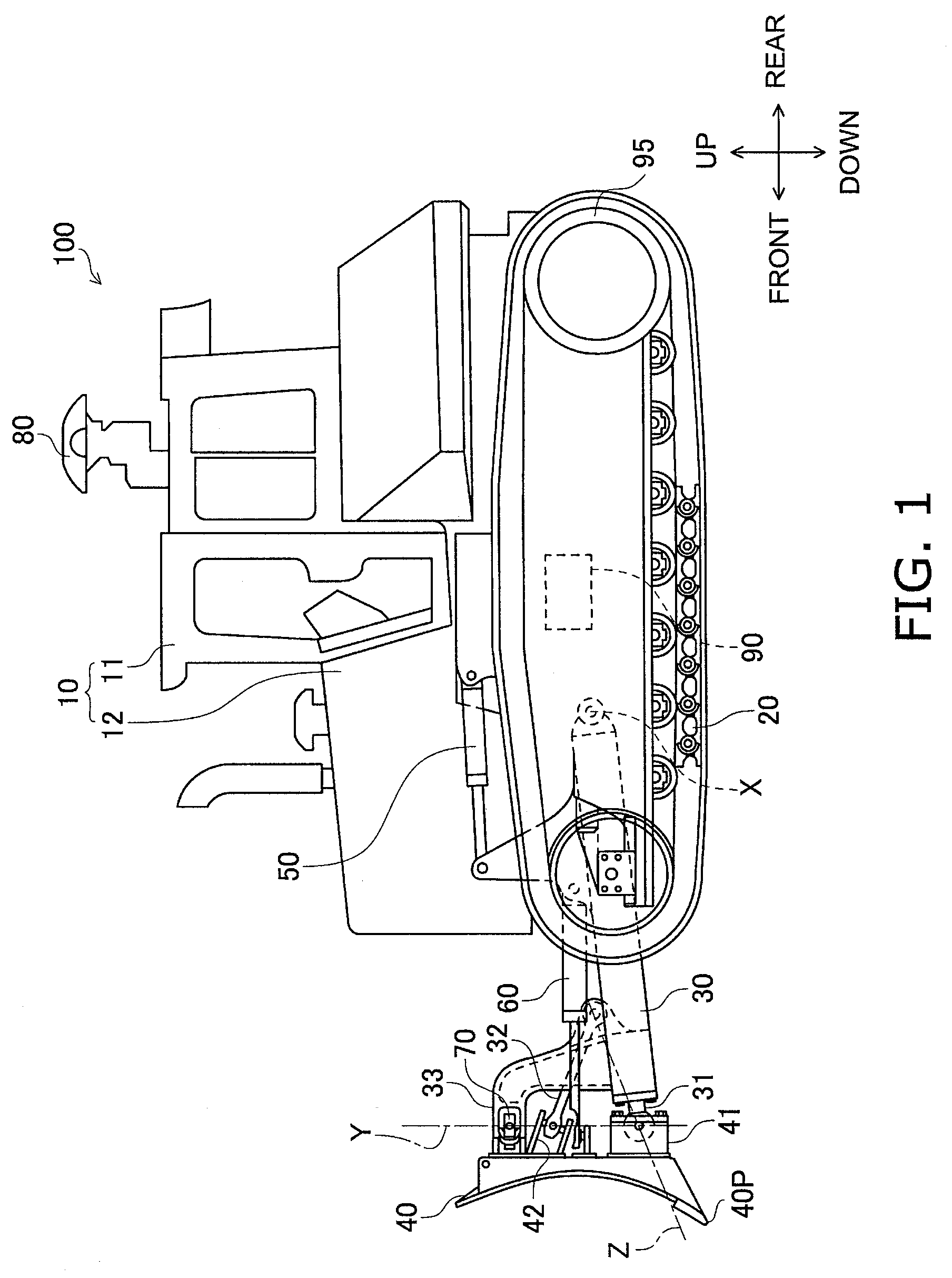 Blade control device, working machine and blade control method