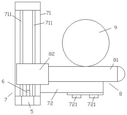Hydraulically driven felling saw device for forestry and using method of hydraulically driven felling saw device for forestry