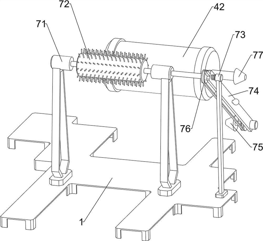 Deep cleaning equipment for high-strength fiber weftless cloth