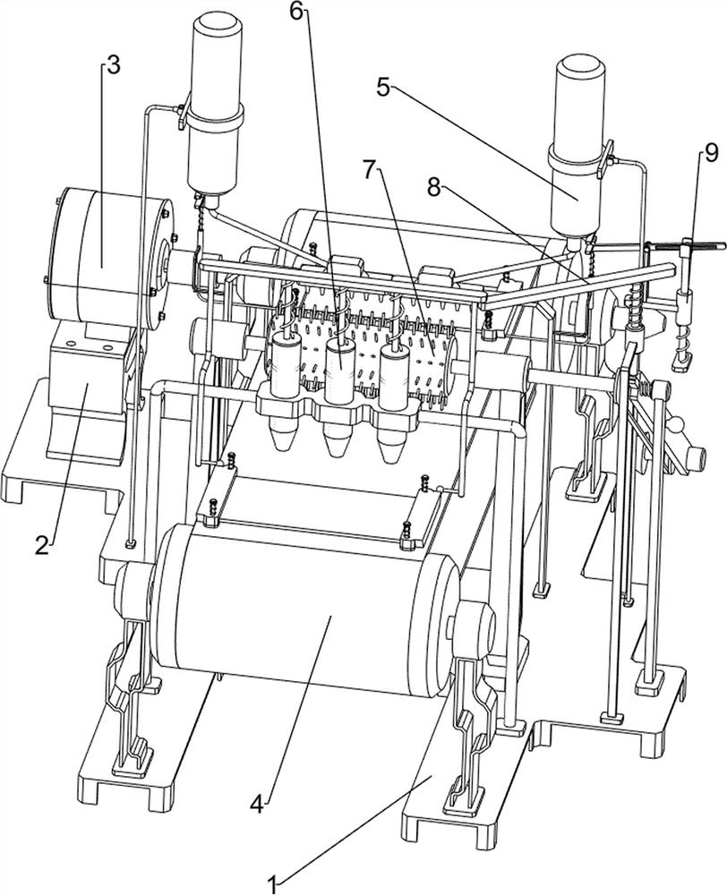 Deep cleaning equipment for high-strength fiber weftless cloth