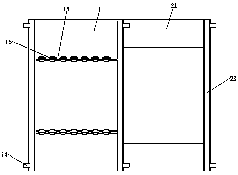 Communication network cable wire arranging frame