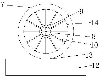 Raw bamboo slitting machine capable of adjusting size of bamboo canes and used for processing bamboo mats