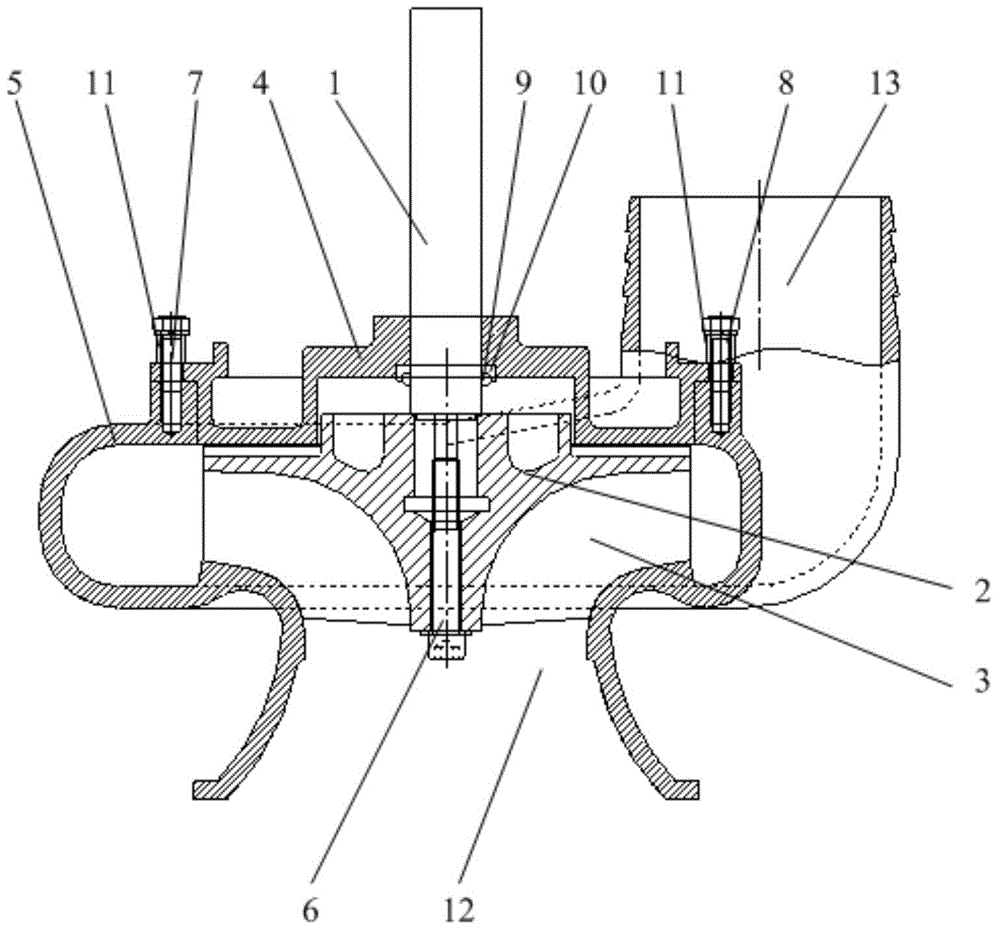 Screw centrifugal pump