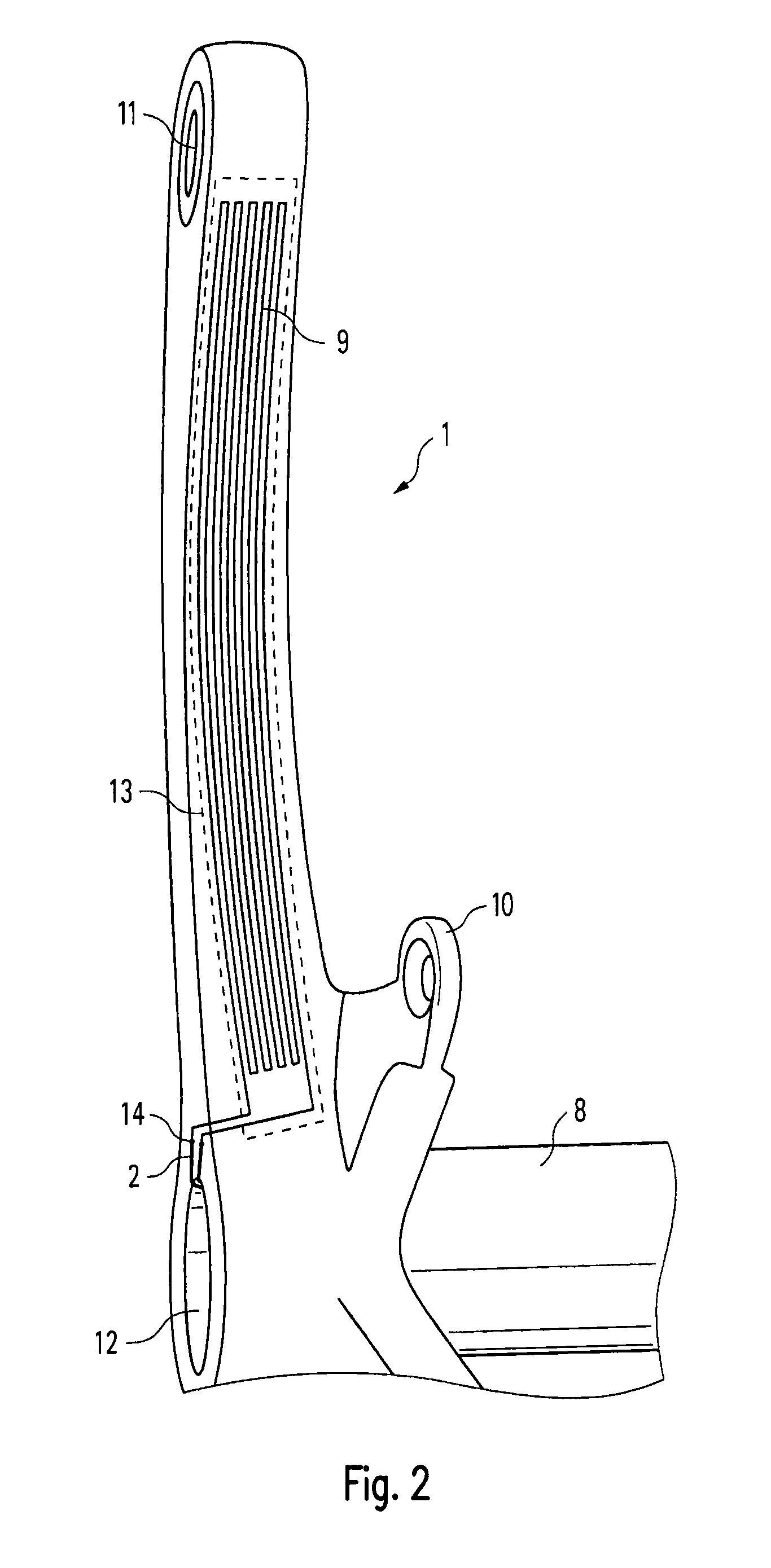 Crank arm, crankset, and power measuring device for an at least partially human powered vehicle or training device with a crank drive