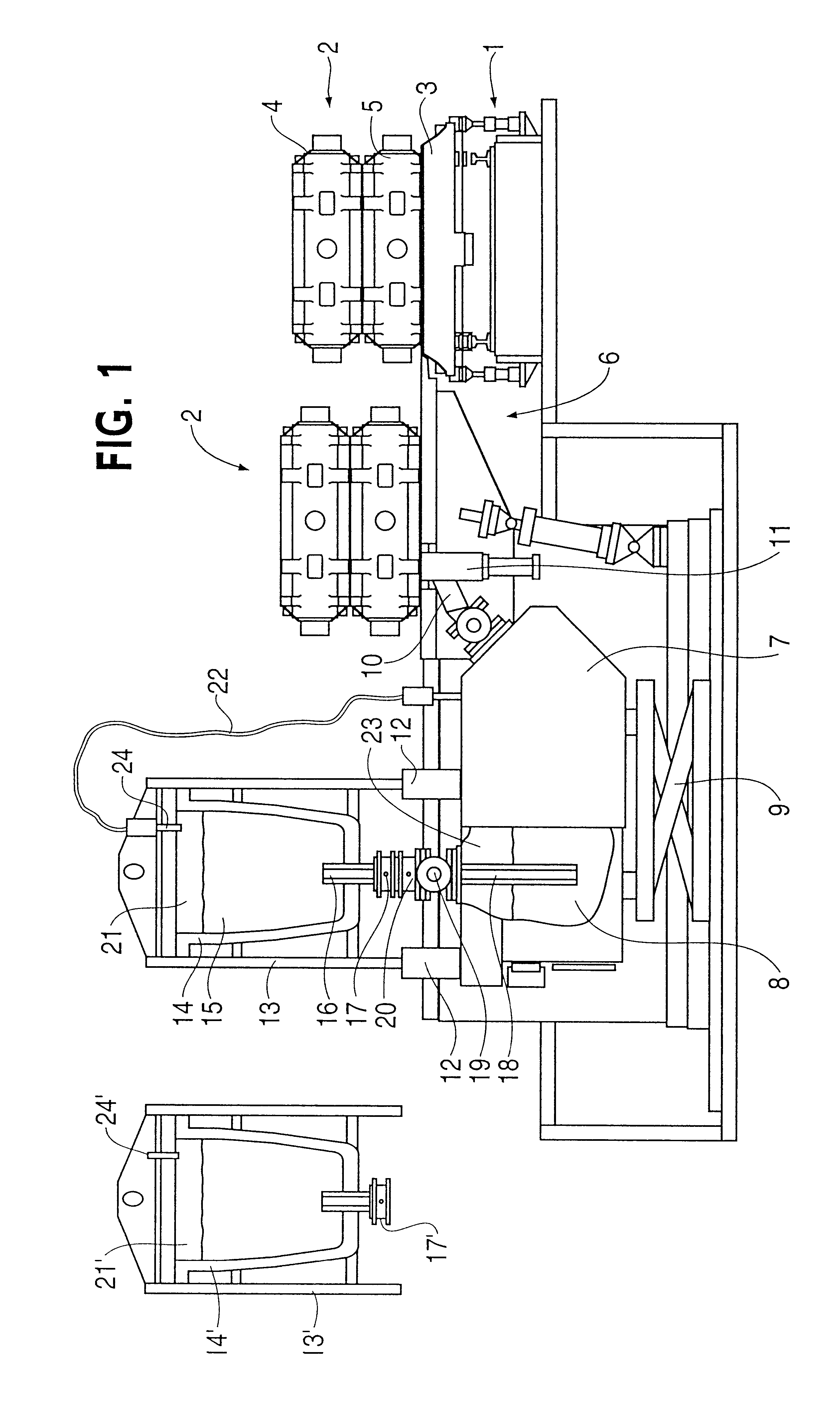 Apparatus for uphill low pressure casting of molten metal
