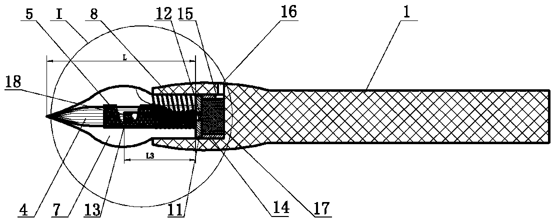 Special painting and calligraphy brush and manufacturing method thereof