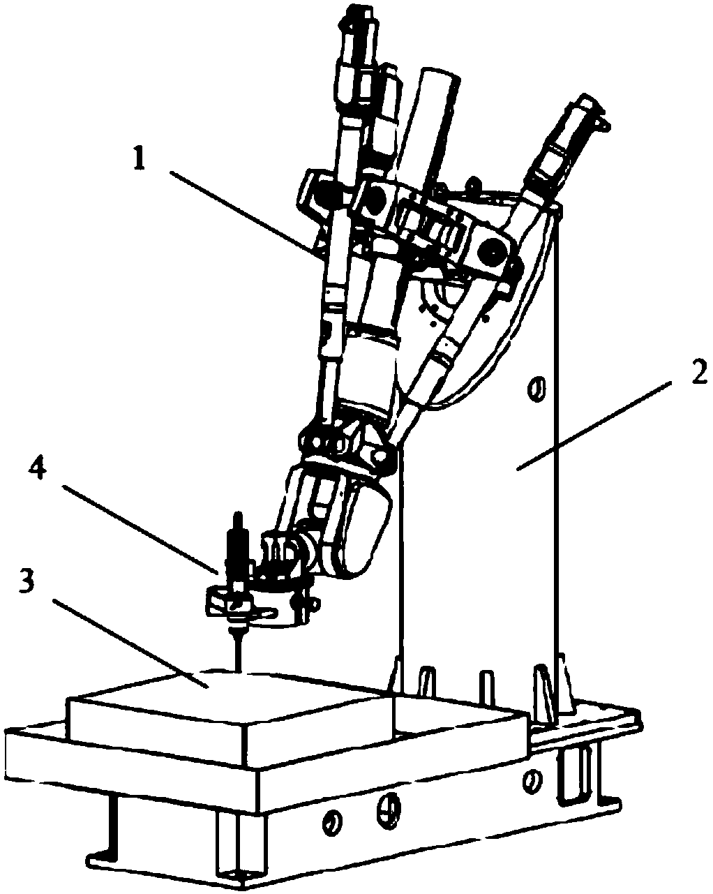 Kinematics calibration method for series-parallel robot