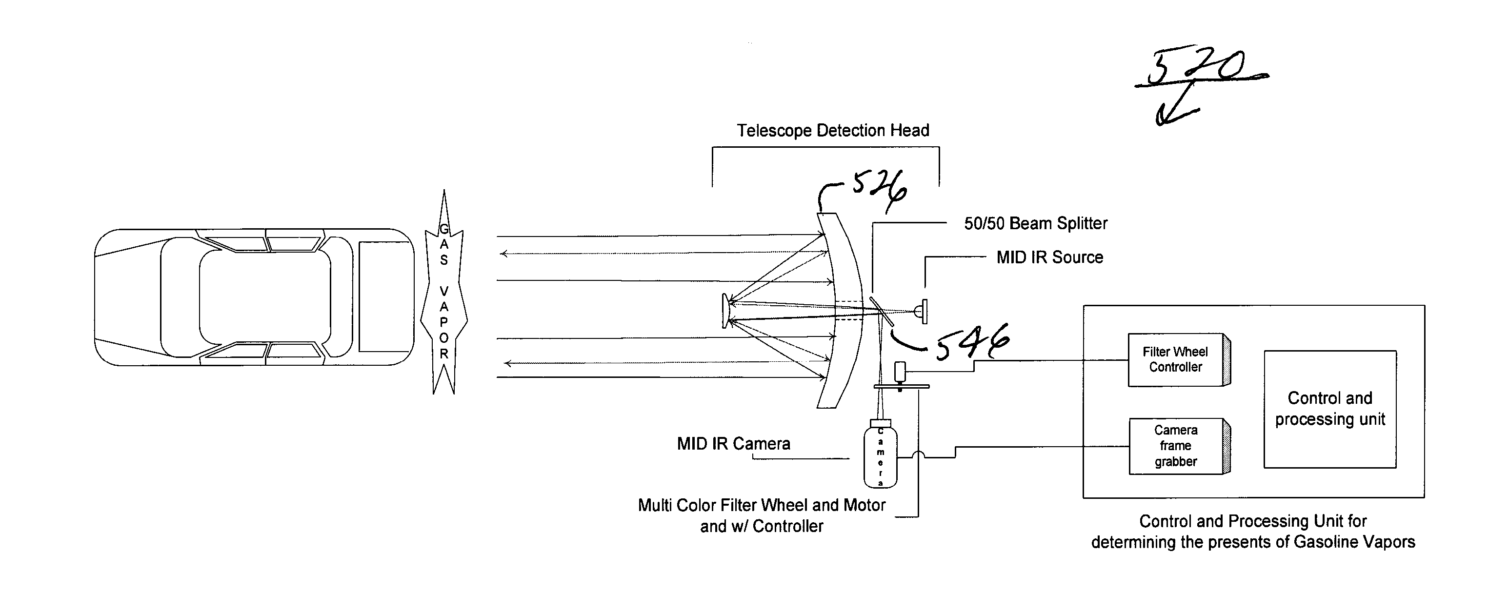 Evaporative vehicle emission loss detection from a non-operating vehicle