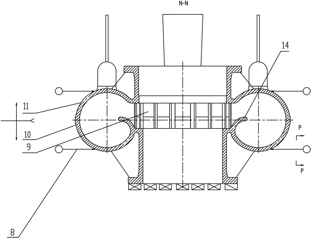 Casting method of large thin-walled valve body castings