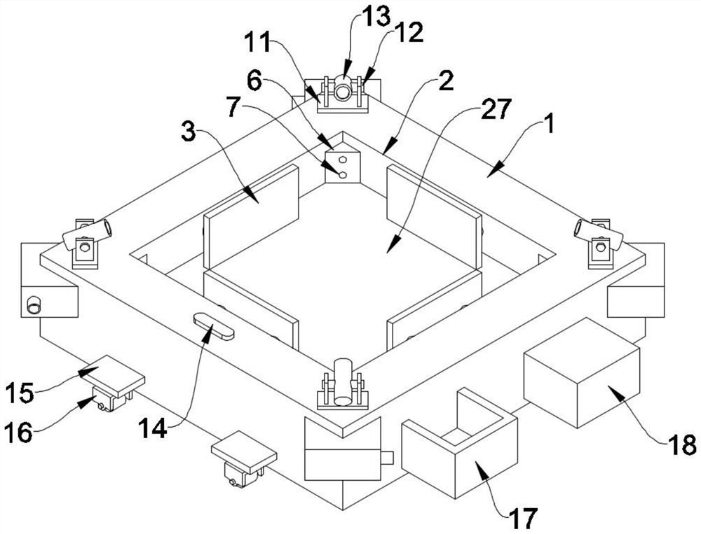 Placement box for 3D printing equipment