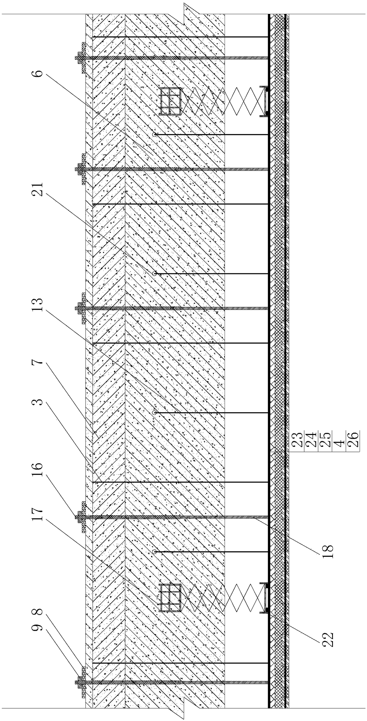Construction method of suspended scaffolding operating platform for maintenance and repair of active bridges