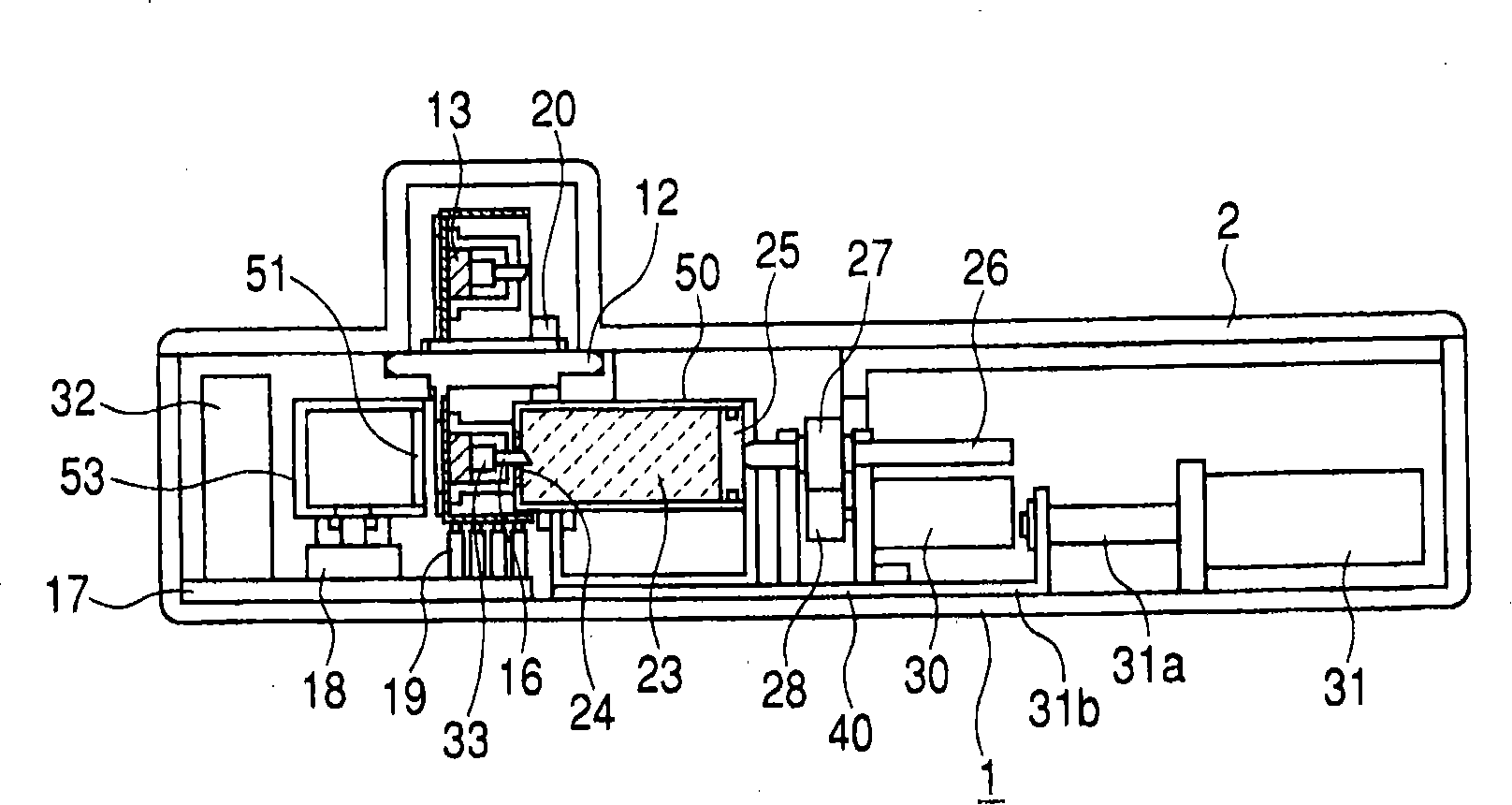 Inhaler and ejection head unit attachable to the inhaler