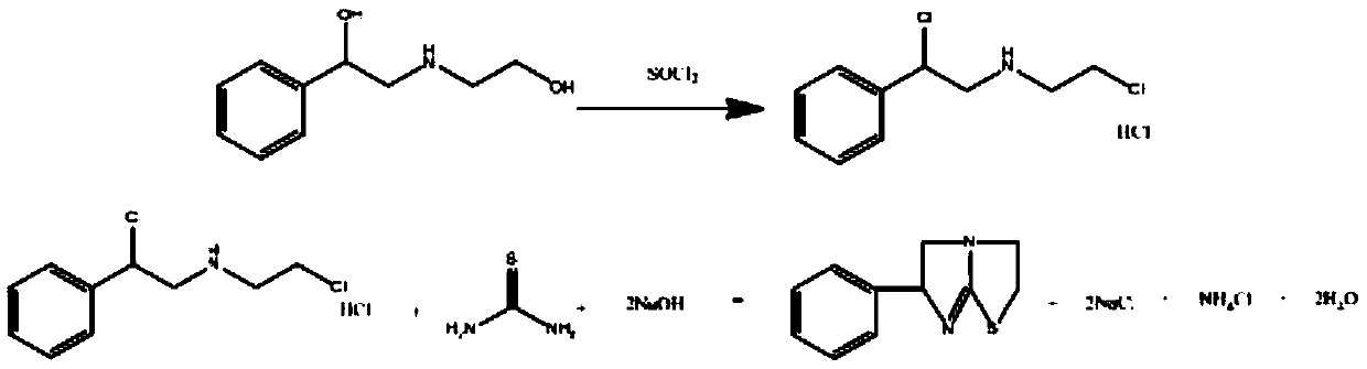 Preparation method of tetraimidazole free alkali
