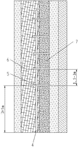 Depressurized extraction method for cutting through roof or floor of coal seam by abrasive water jet