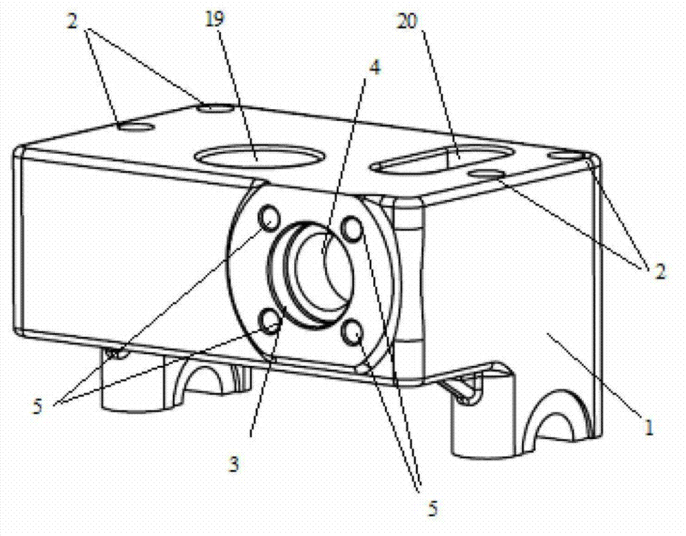 Motor and worm integral installing mechanism of engine and assembling method thereof