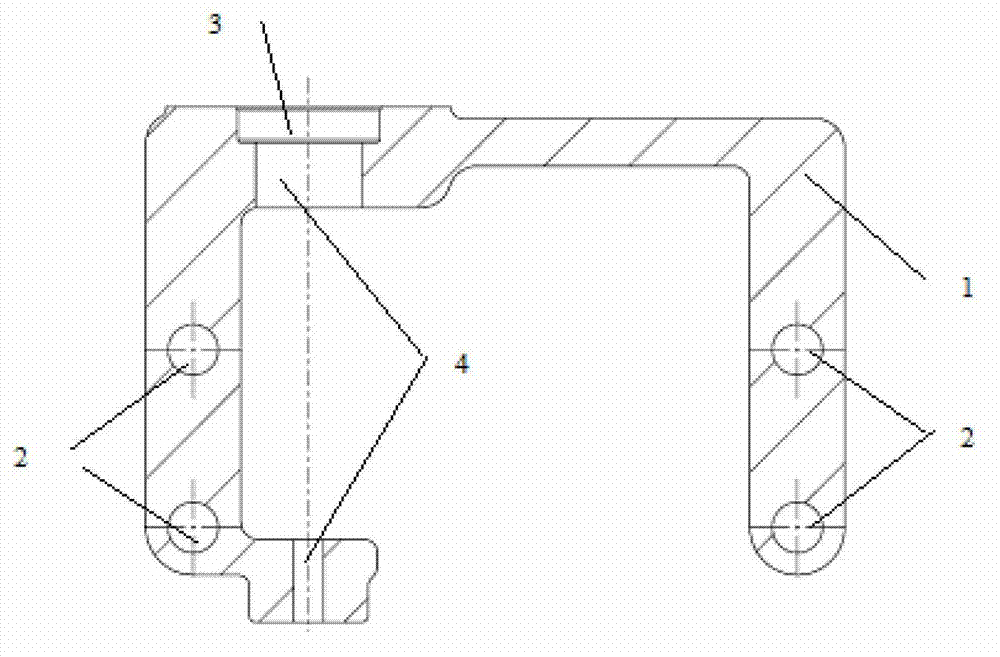 Motor and worm integral installing mechanism of engine and assembling method thereof