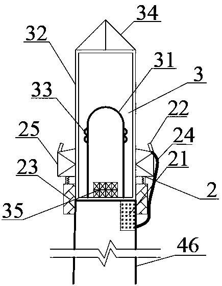 Novel hole-drilling image collecting robot and application method thereof