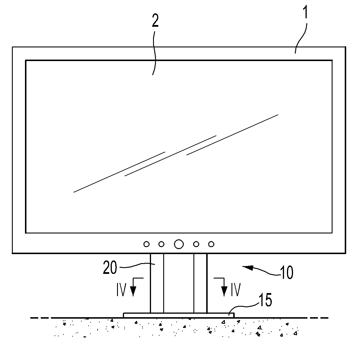Support device for display unit and display unit having the same
