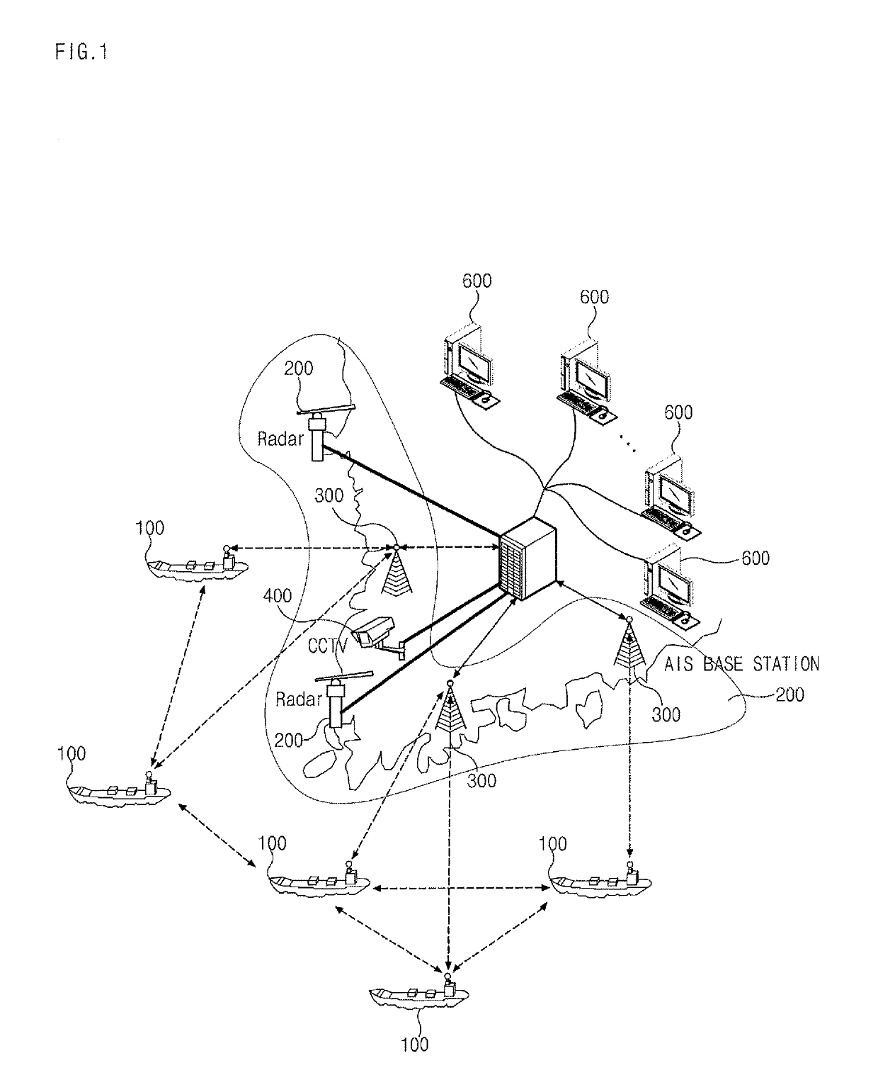 Vessel traffic service system and method for extracting accident data