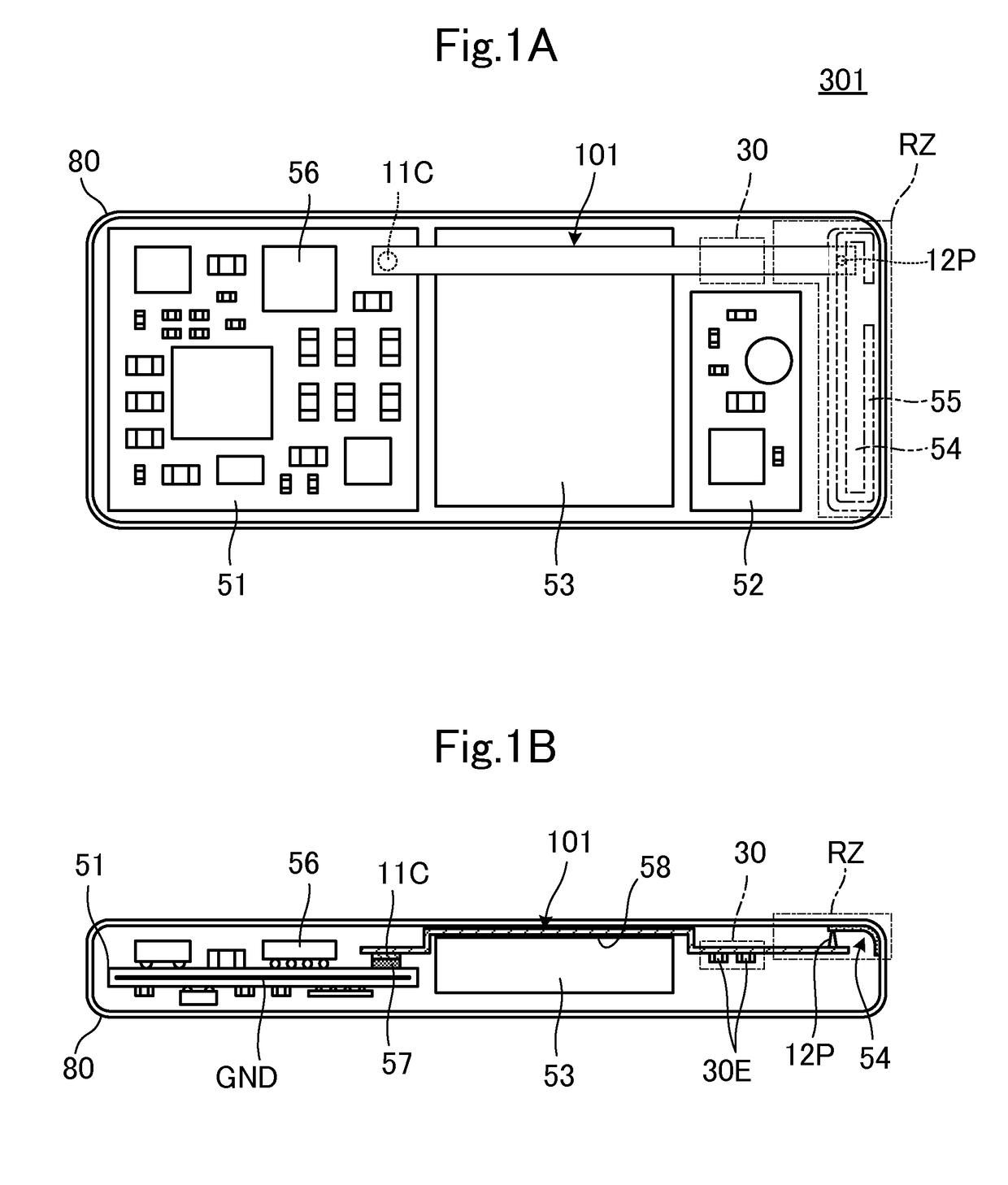 Signal line module and communication terminal apparatus