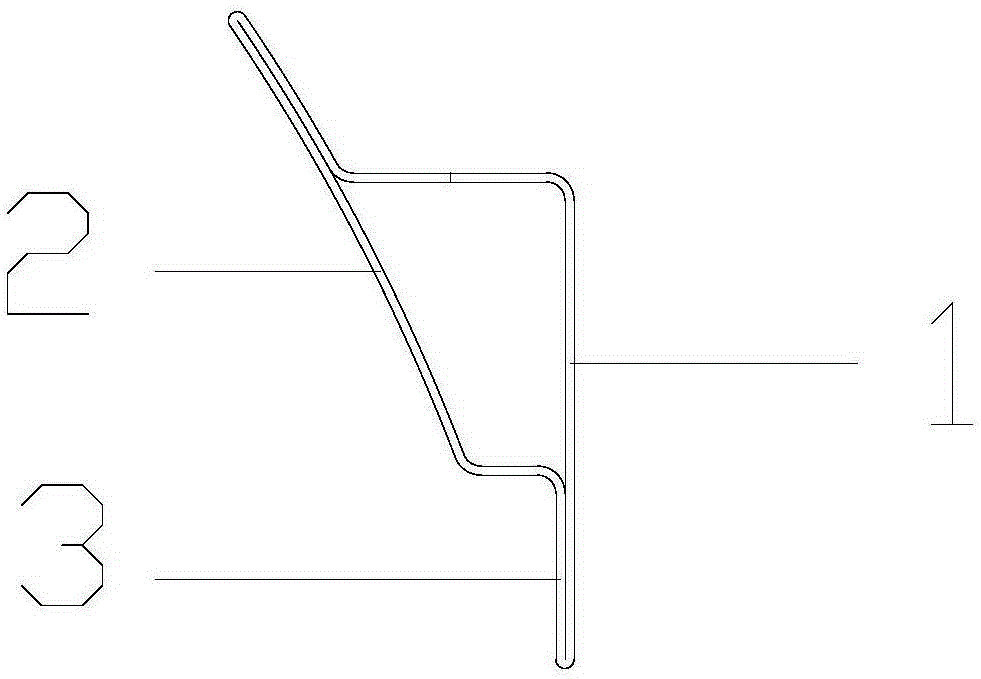 Totally-closed lateral roof supporting plate for rain passenger car