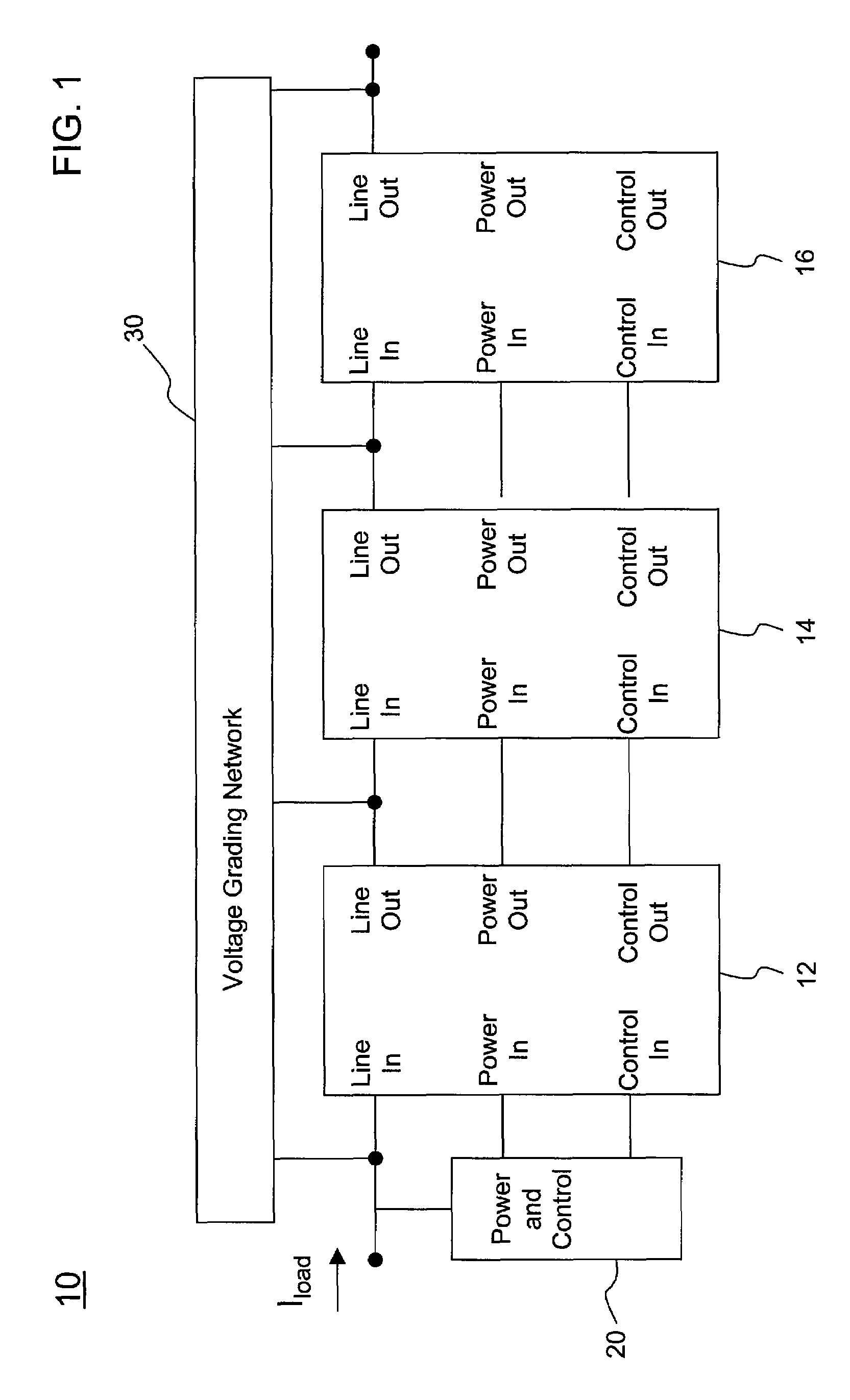 Micro-electromechanical system based switching module serially stackable with other such modules to meet a voltage rating