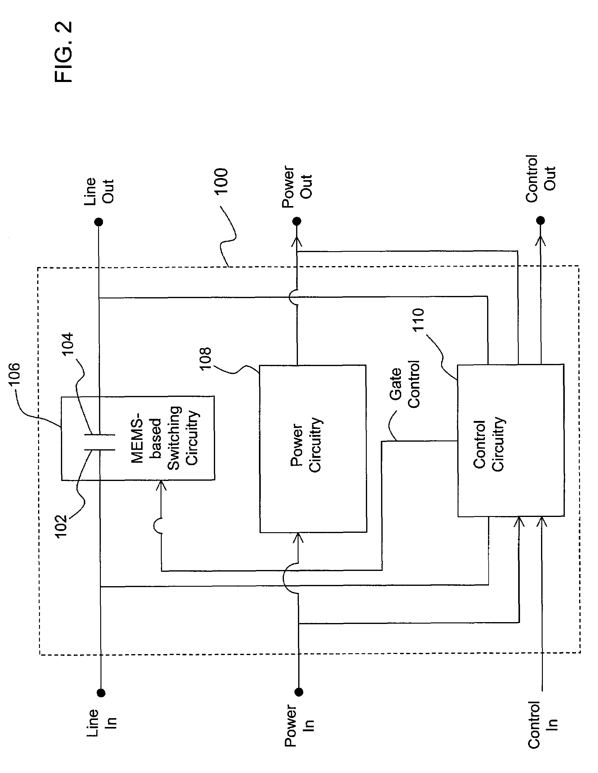 Micro-electromechanical system based switching module serially stackable with other such modules to meet a voltage rating
