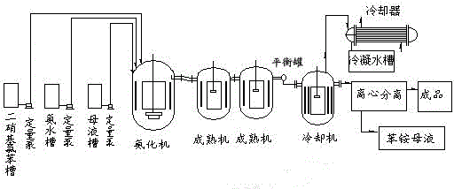 2,4-dinitraniline continuous ammonification production technology