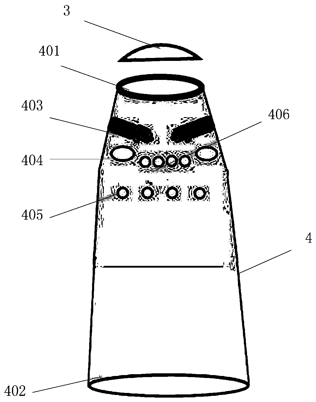 Negative pressure isolation operating device for oral diagnosis and treatment