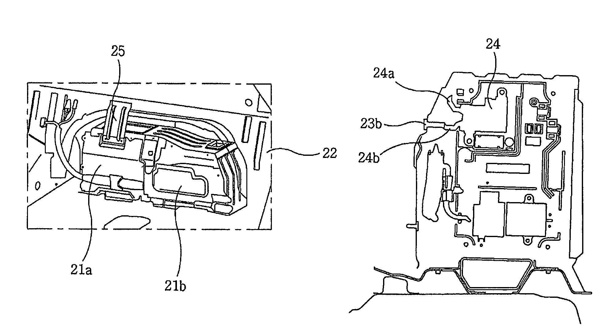 Case structure of integrated package module for hybrid vehicle