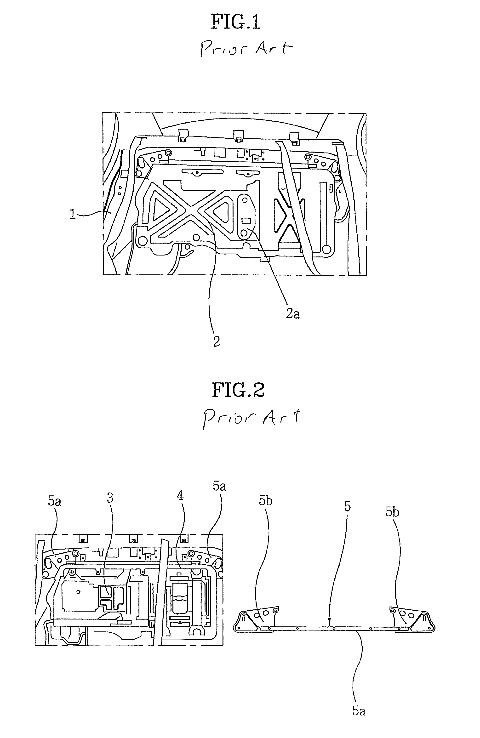 Case structure of integrated package module for hybrid vehicle