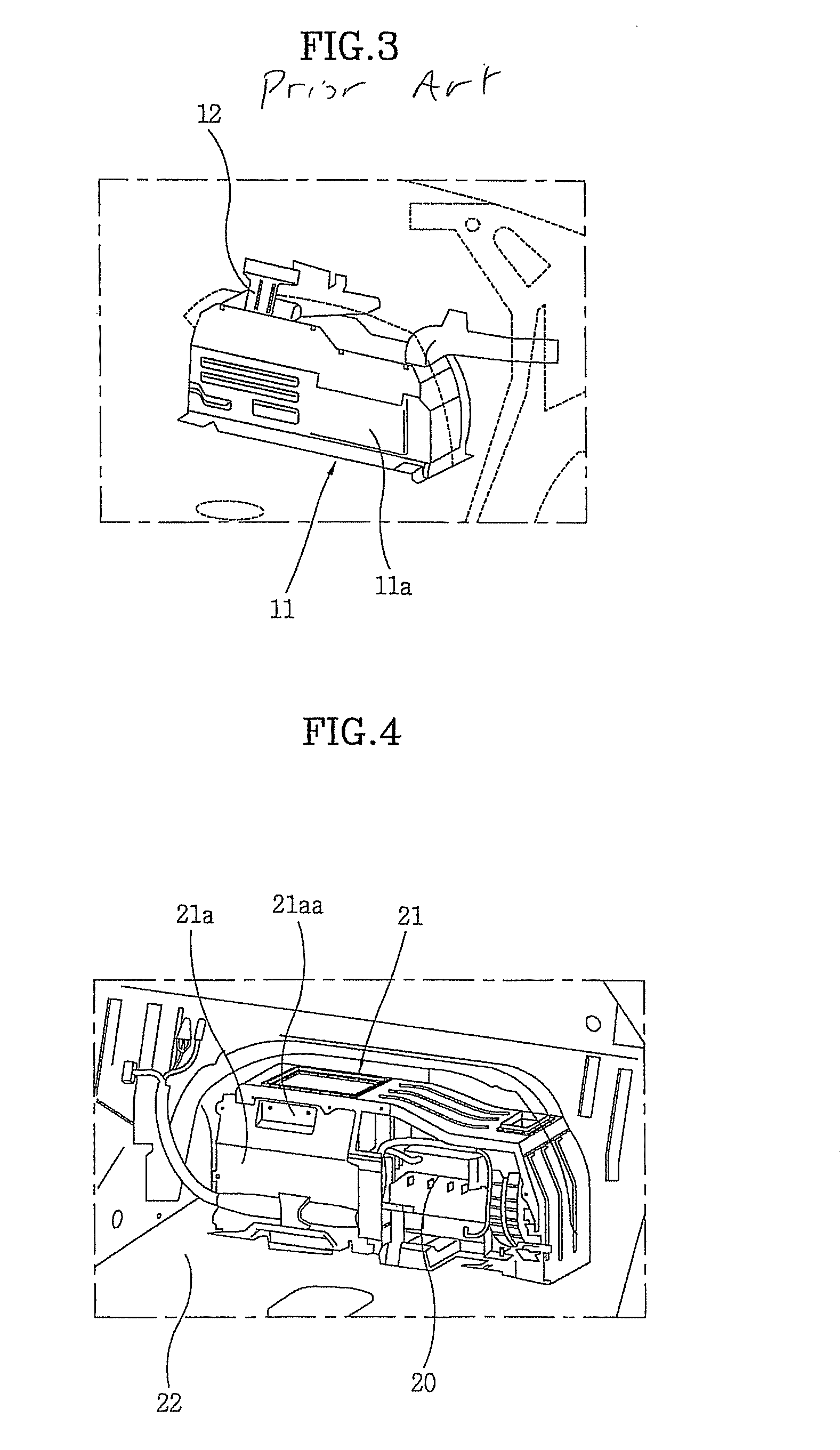 Case structure of integrated package module for hybrid vehicle