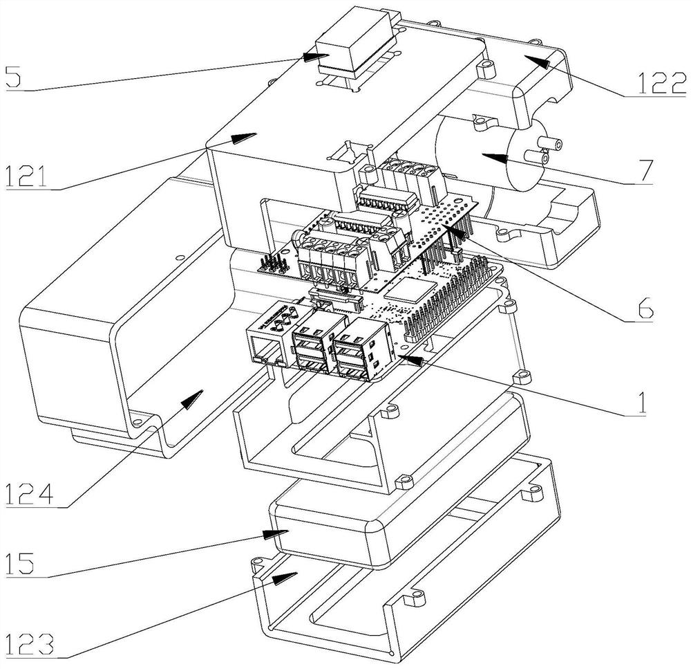 A device for nucleic acid probe detection of automatic discoloration of pesticides