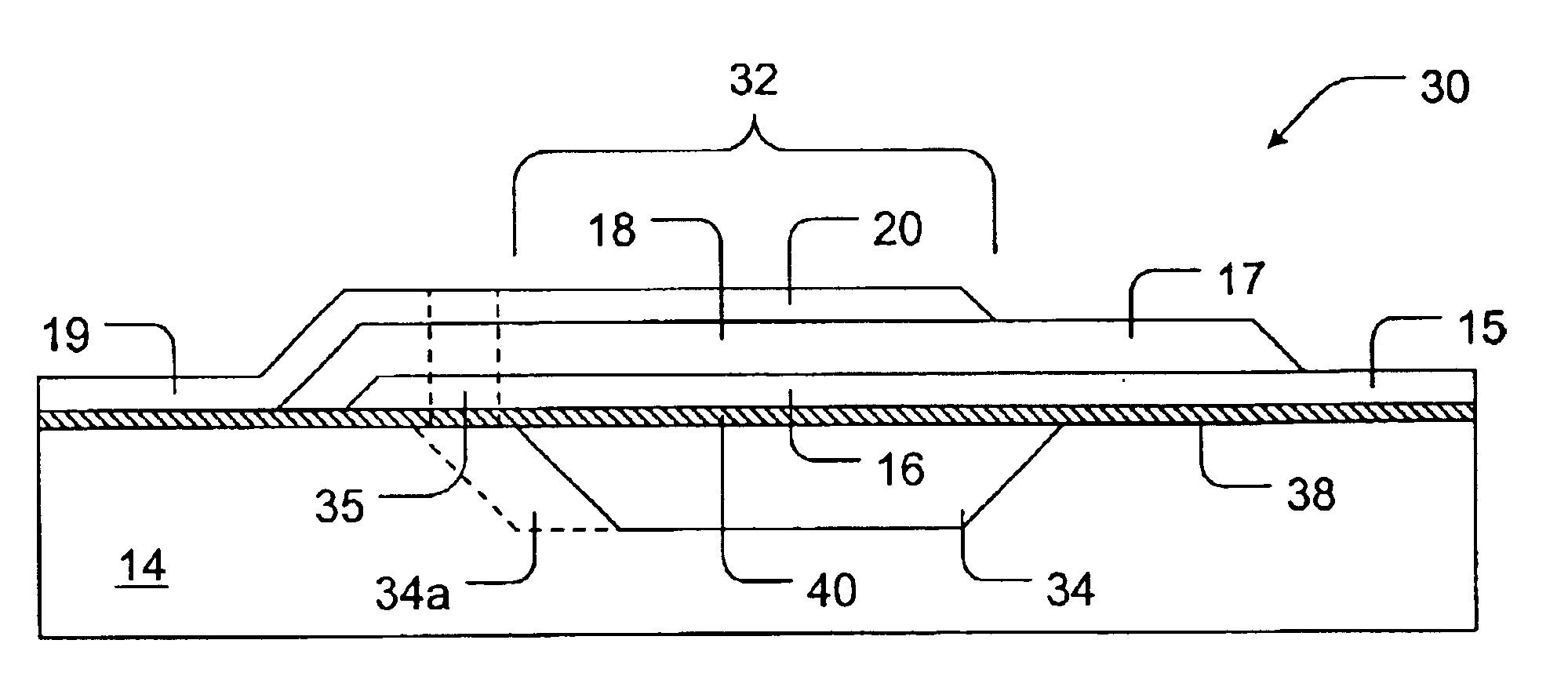 Resonator with seed layer