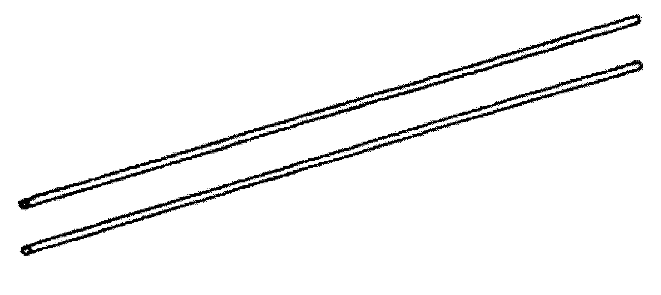 Moulding mould for thermistors and method for manufacturing thermistors