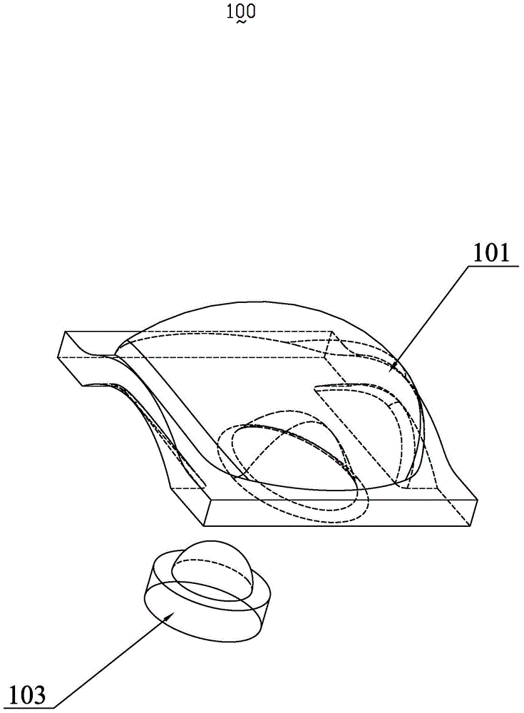 Light emitting diode (LED) lamp bead and LED light emitting module and LED street lamp with same