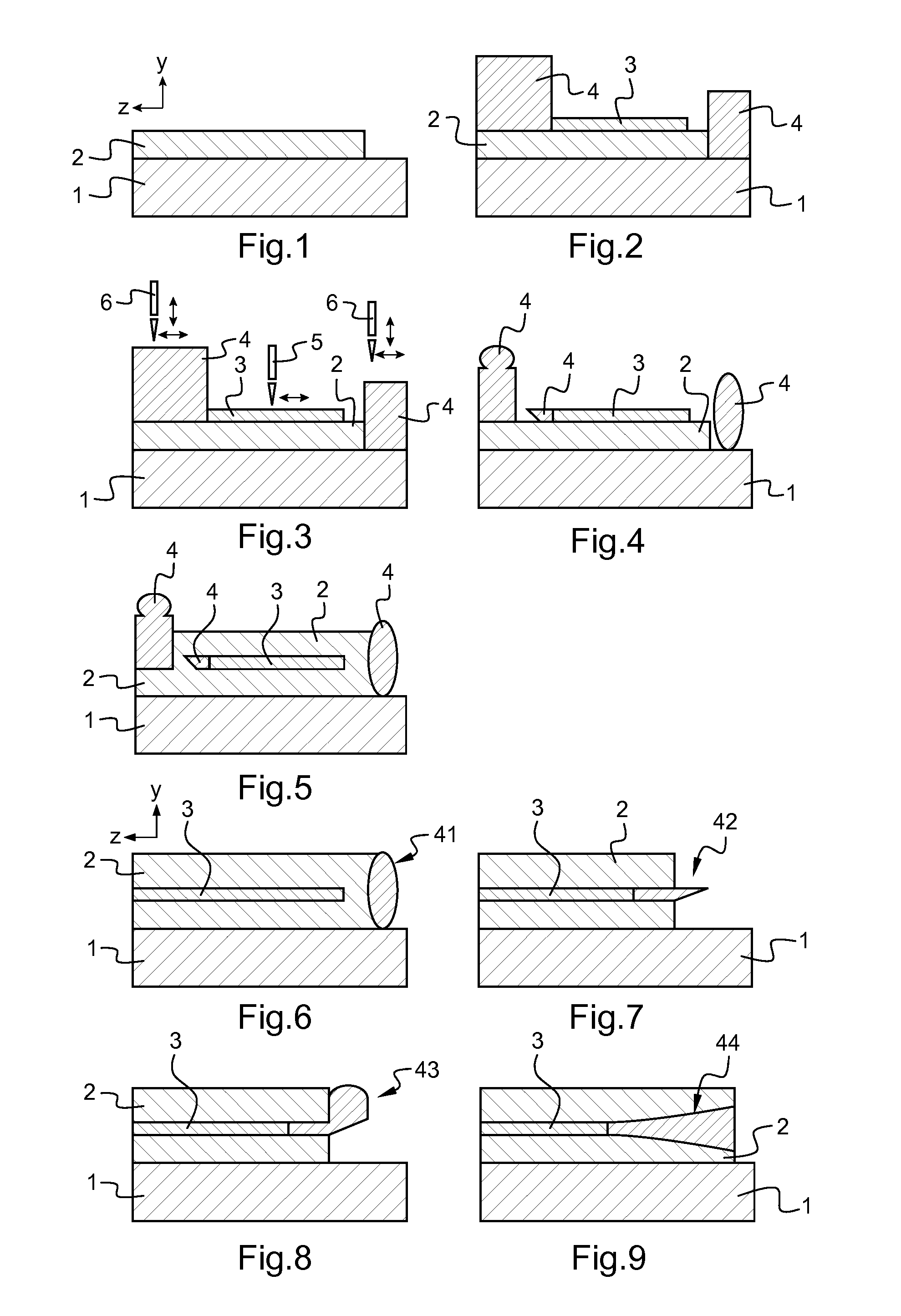 Method of manufacturing a three dimensional photonic device by two photon absorption polymerization