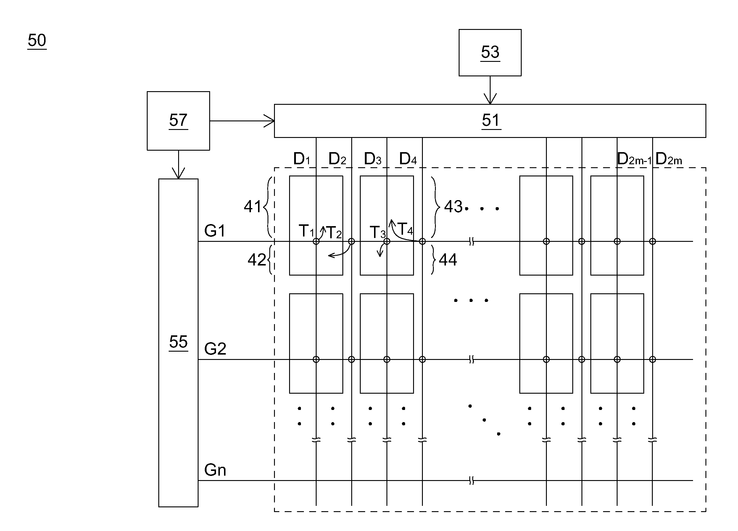 Liquid crystal display element and pixel structure