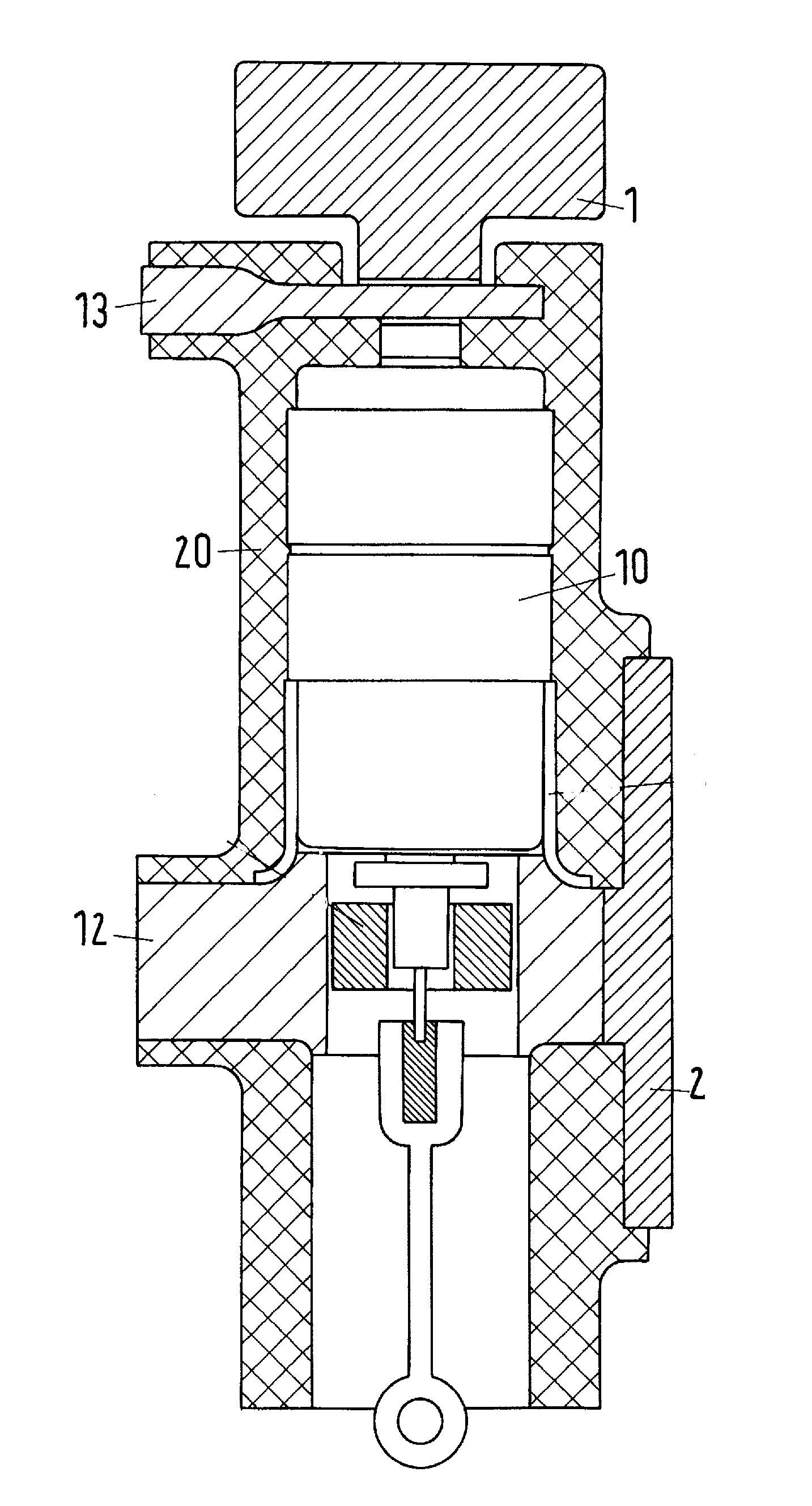 Pole part of a medium-voltage or high-voltage switch gear assembly, and method for its production