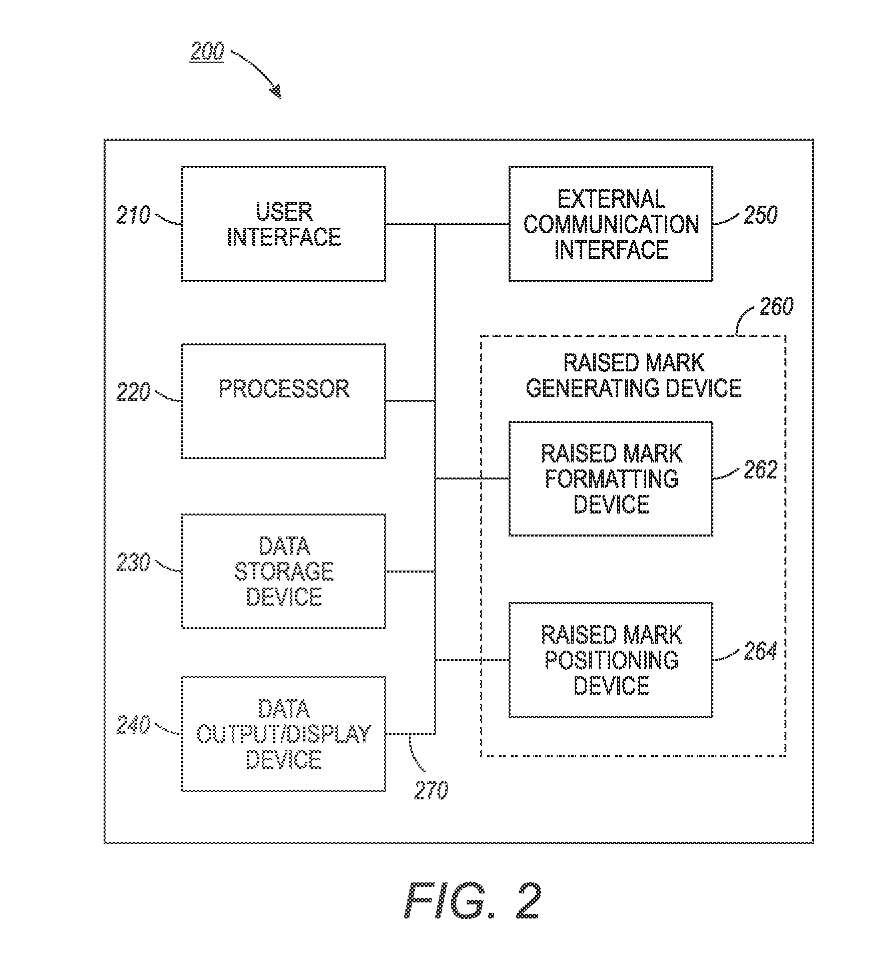 Systems and methods for forming raised markings on substrates for braille identification and security and to facilitate automatic handling of the substrates