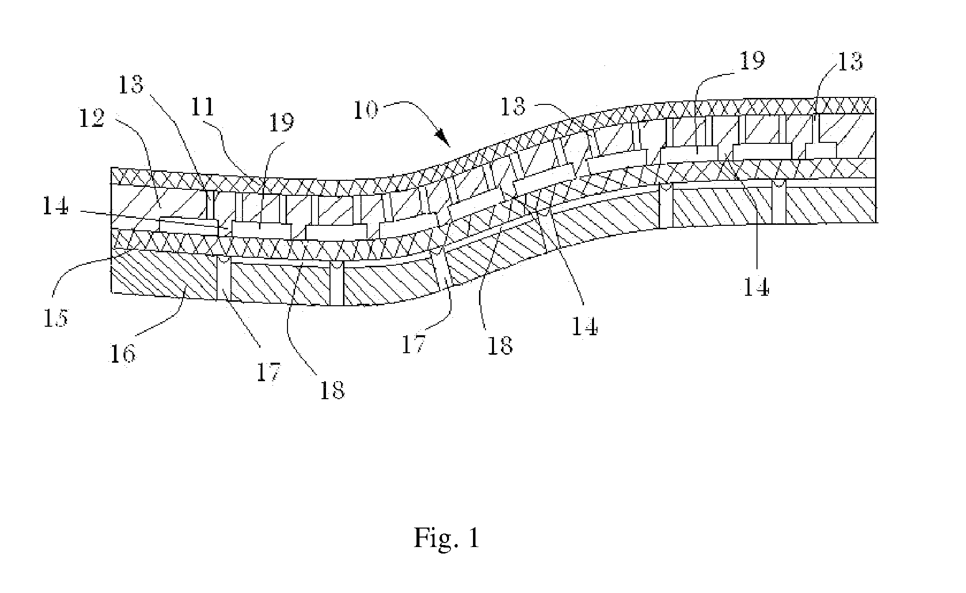 Waterproof sole with high air and vapor permeability