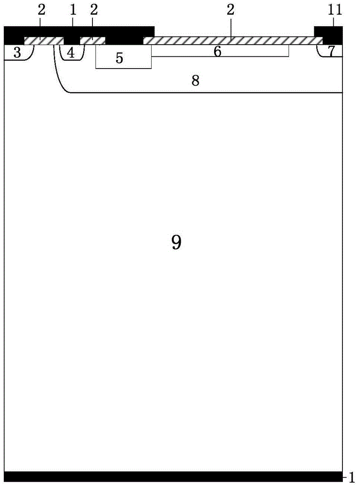 Transverse current regulator diode and manufacturing method thereof