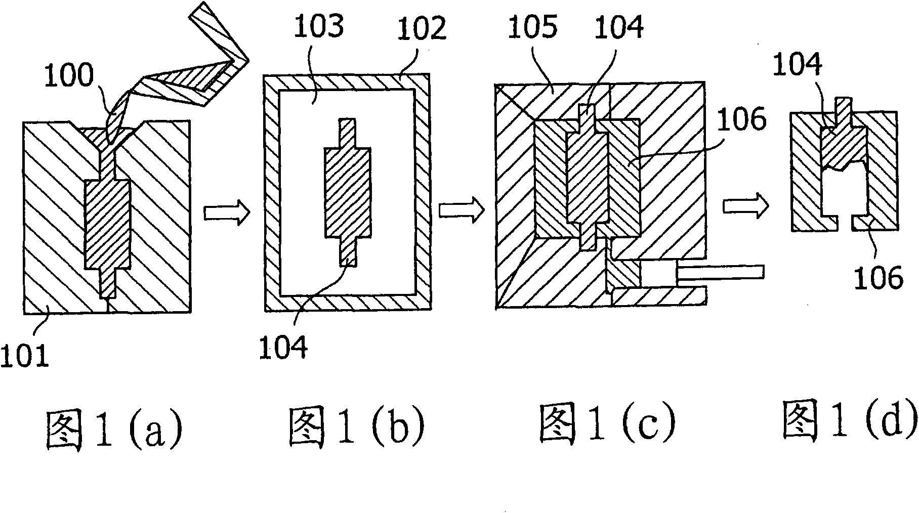 Collapsible mold and method of manufacturing the same