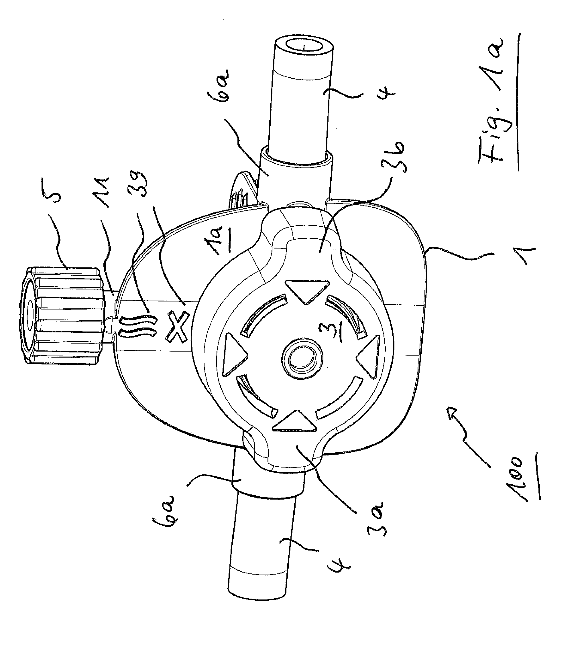 Medical port, blood hose for use in an extracorporeal blood treatment as well as medical treatment appratus