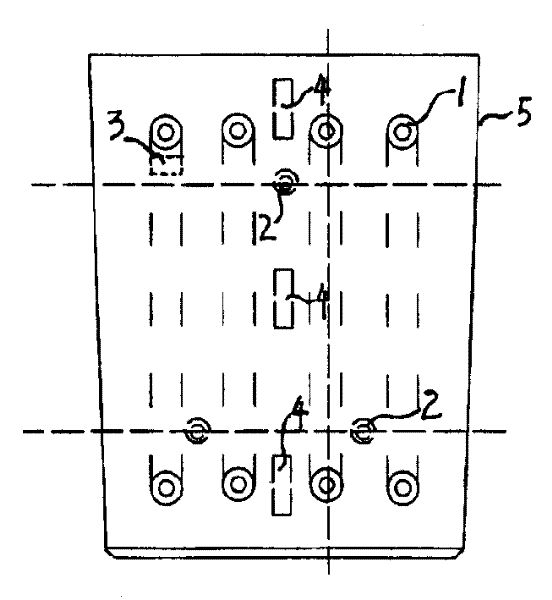Casting method of metal substrate cooling wall
