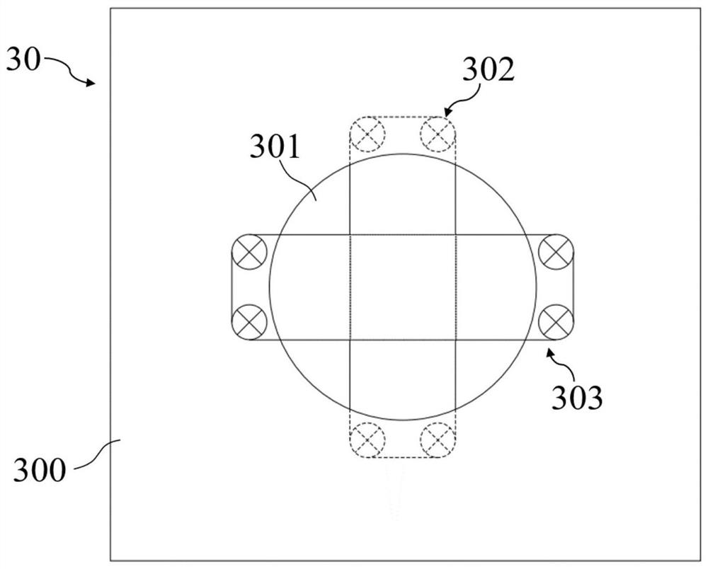 A rock test sample cutting device and cutting method in a fidelity environment