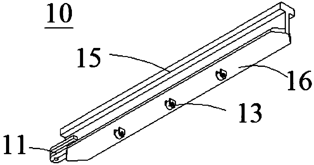 Movable rail assembly, trolley transfer device and trolley transfer ...