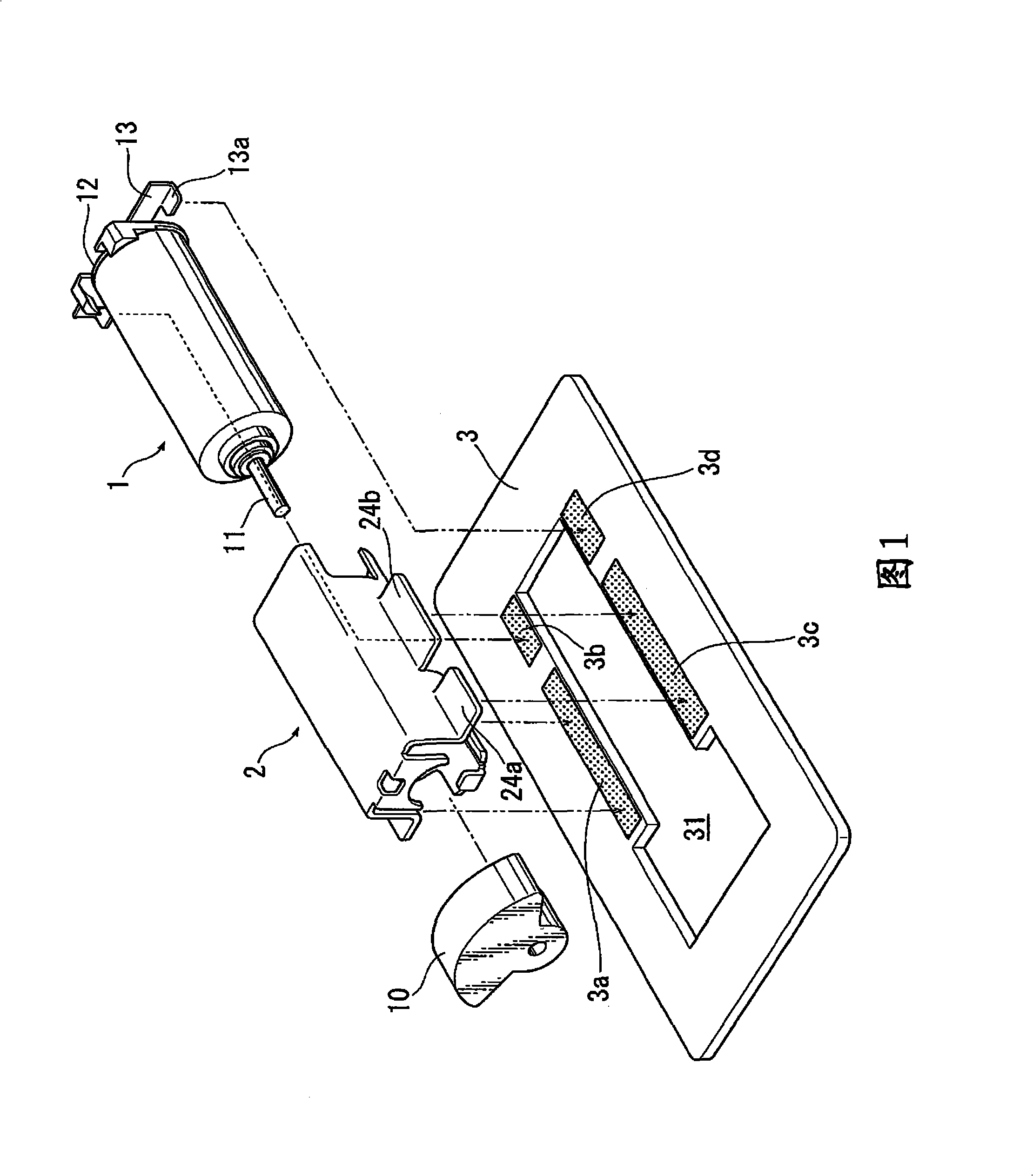 Vibration motor holding structure and vibration motor