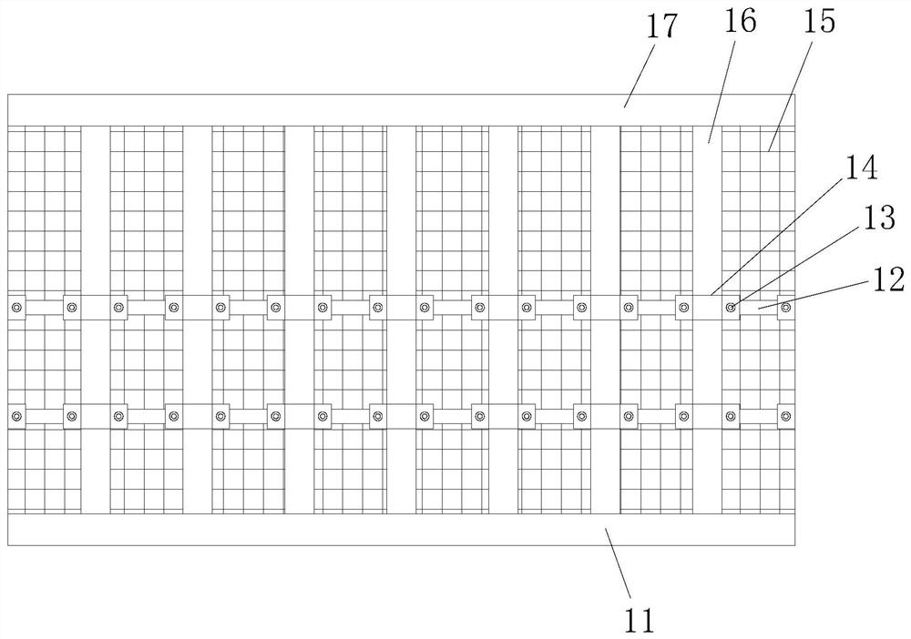 Novel 110 construction method gangue blocking supporting structure
