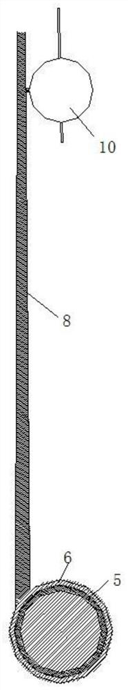 A method for measuring the double slope of the rear bearing of the stern tube